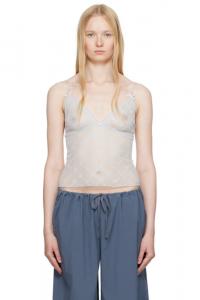 SSENSE Exclusive Blue Spring Intimates Треугольная майка SKIMS