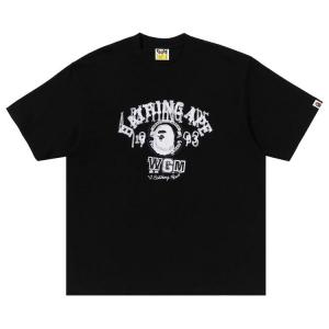 Футболка BAPE Layered College Relaxed Fit Tee 'Black'