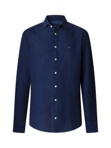 Hackett London Рубашка на пуговицах 'Ess' Regular fit в цвете Navy