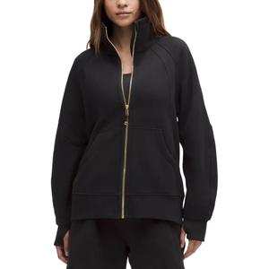 Lululemon Куртка Scuba Series женская, Black/Gold Zipper/Black/Gold