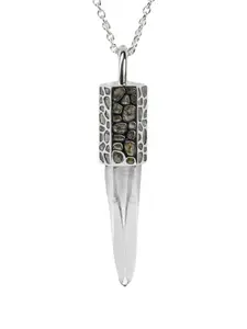 Колье-талисман из серебра 925 пробы с зултанитом Parts Of Four