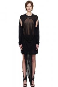 Черная футболка Hollywood Drain Rick Owens