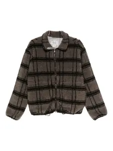 Куртка на молнии в клетку RANRA, зеленый