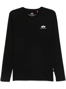 Футболка с логотипом Alpha Industries, черный