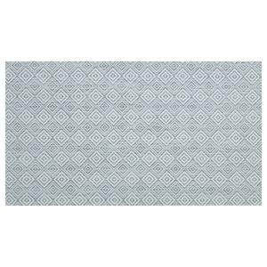 Виниловый коврик для ванной KARAT Savona, 90x1x350 см, синий