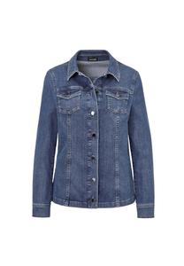 Короткий размер: классическая джинсовая куртка с великолепными деталями. Goldner, синий