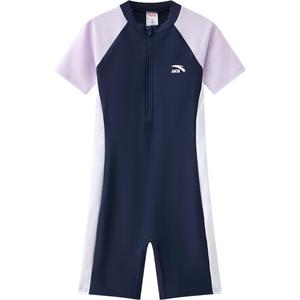 Детский купальник slim fit для детей 3-7 лет ANTA, темно-синий/фиолетовый