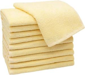 Гостевое полотенце Zollner 00000282 10 шт, 30x1x50 см, желтый
