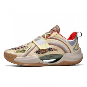 Kuding Амортизирующие низкие баскетбольные кроссовки унисекс желтого цвета, цвет Yellow