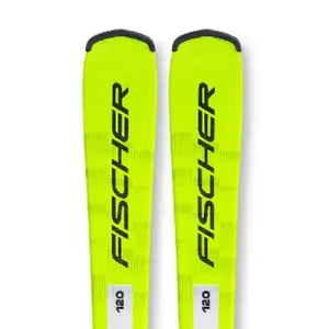 Горные лыжи Fischer RC4 Race + FS4 GW CA 80 [I] junior, желтый