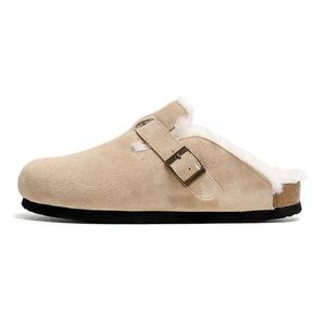 Закрытые тапочки унисекс WEISHIBANGWEI, имбирно-желтый (размер S)