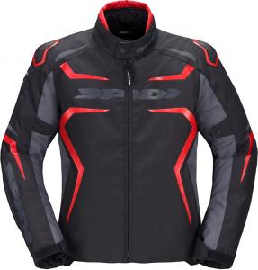 Текстильная мотоциклетная куртка Spidi race-evo h2out, Black/Red