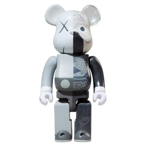 Виниловая фигурка Be@rbrick Kaws Dissected 400%, серый