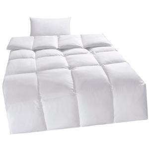 Комплект Home affaire Taylore одеяло из синтепона + подушка, 40х80, очень теплое, белый