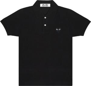 Поло Comme des Garçons PLAY Heart Polo 'Black', черный