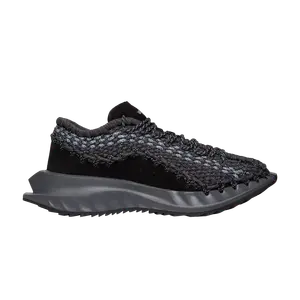 Кроссовки Valentino крючком, черный