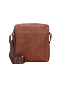 Кожаная сумка через плечо Dallas 22 см Esquire, коричневый