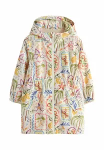 Водонепроницаемая куртка-дождевик стандартного кроя с принтом. Next, Yellow Brights