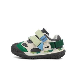 Кроссовки для бега Running Collection Kids Jeep, серый белый зеленый