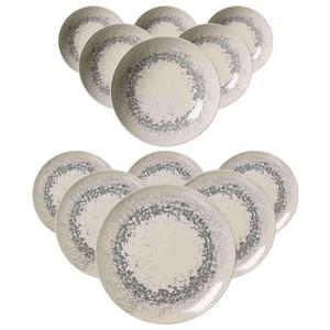Сервиз для стола Cecina Graphit, набор из 12 персон Ritzenhoff Breker, бежевый/серый