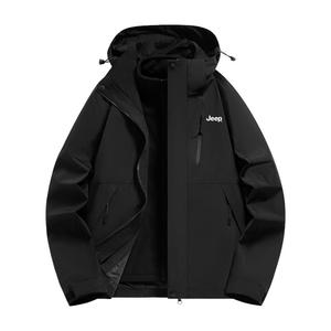 Куртка мужская Jeep, Phantom Black [3-в-1+флисовая подкладка]