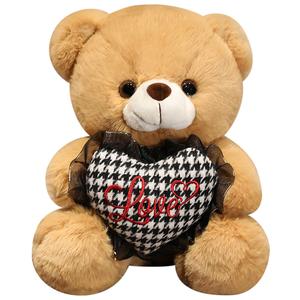 Mocha duck Плюшевая игрушка Cartoon Hugging Rose Teddy Bear, высота 26см/36см