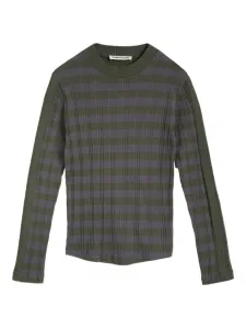 Топ в полоску High Rains YMC, черный