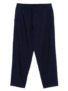 Брюки с фактурой слэба Yohji Yamamoto, синий