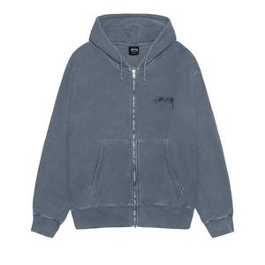 Худи Stussy Modern Age Zip Hoodie Pigment Dyed, Navy
