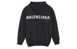 Толстовка мужская черная Balenciaga, черный