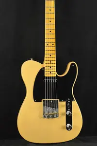 Fender 1954 Telecaster DLX Closet Classic Faded Nocaster Блондинка, гриф из цельного клена с радиальной распилкой