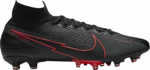Бутсы Nike Mercurial Superfly 7 Elite AG Pro 'Black Chile Red', черный