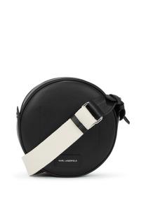 Сумка через плечо CIRCLE ROUND PERFORATED KARL LAGERFELD, черный