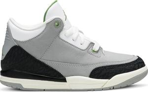 Кроссовки Air Jordan Retro 3 PS Chlorophyll, серый