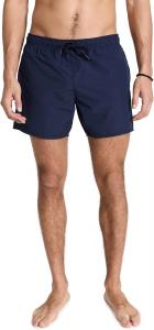 Мужские быстросохнущие шорты для плавания Lacoste 5,5 дюйма, Green/Navy Blue