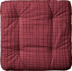 Подушка на стул "Пасадена" бордовая 40x40x3 см REDBEST