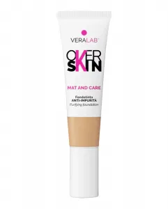 Тональная основа Mat And Care Overskin Veralab, 07 Warm