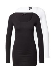 Лонгслив VERO MODA, Black/White