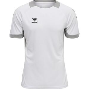 Рубашка свинцовая из полиэстера с/с Hummel, белый