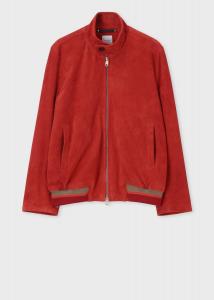 Цветная замшевая куртка-харрингтон Paul Smith, цвет Pink