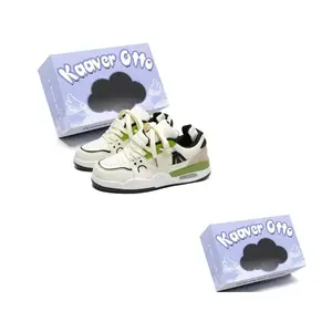 KAAVER OTTO Износостойкие и легкие мид-топ скейтбордские кроссовки унисекс зеленые, цвет Green