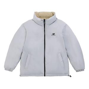 Куртка New Balance Logo Warm Down Jacket 'Grey Khaki', серый