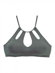 Верх бикини LASCANA, оливковый