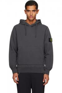 Stone Island Серая толстовка 6100062 стандартного кроя