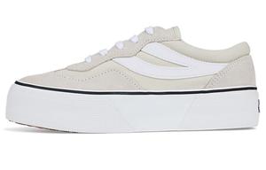 Кроссовки для скейтбординга женские, низкие, серые Superga