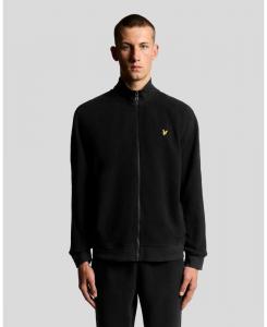 Мужская спортивная куртка с длинными рукавами из флиса Lyle & Scott, Jet black