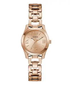 Женские аналоговые часы в розовом золоте, 28мм Guess