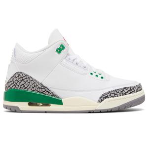Кроссовки Air Jordan Wmns  3 Retro 'Lucky Green', Белый