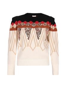 Пуловер IZIA Pullover, цвет Rot Mehrfarbig