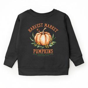 Свитшот Harvest Market с принтом в виде тыквы The Juniper Shop, Black